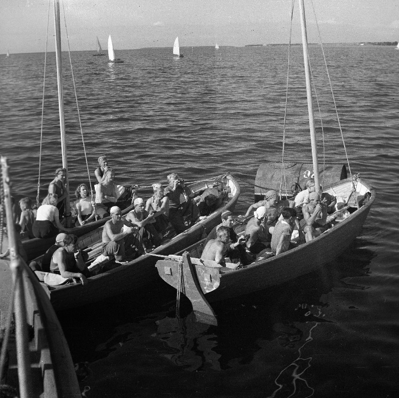 VMS - tüüpi sõudepaadid Tallinna lahel.