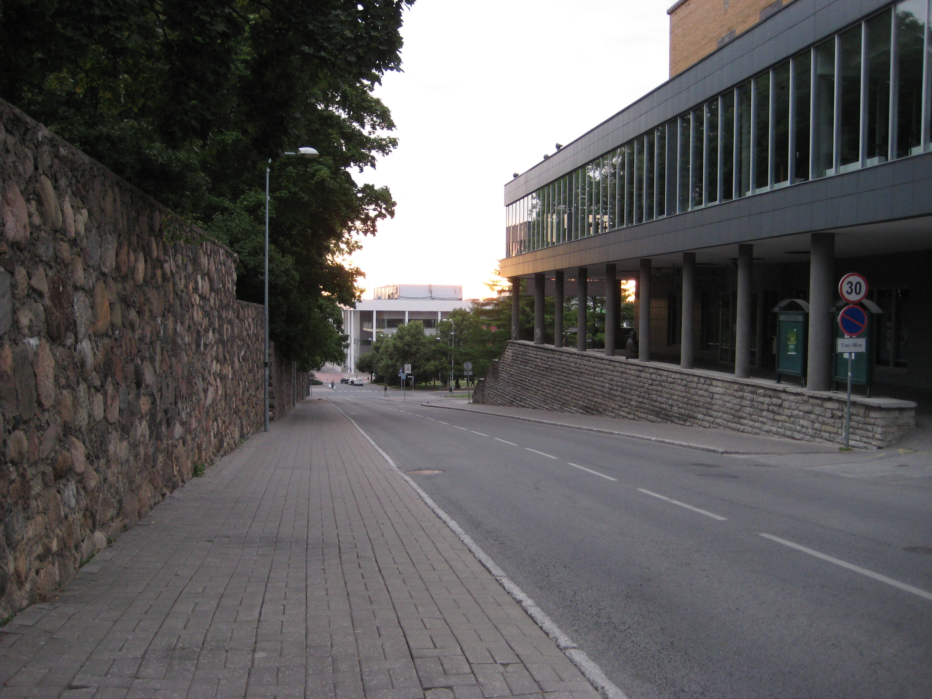 Vanemuise tänav - Vanemuise street