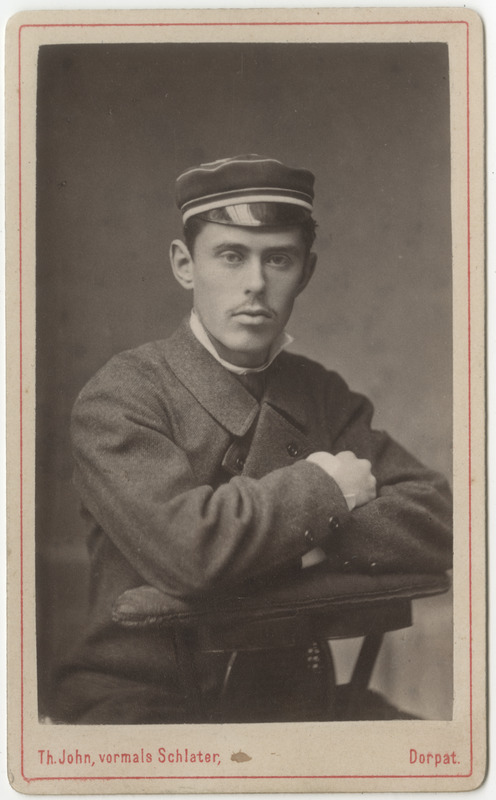 Korporatsioon "Estonia" liige Otto von Lilienfeld, portreefoto