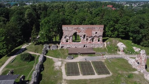 Viljandi ordulinnus 2021, droonivideo - Drone footage of Viljandi castle