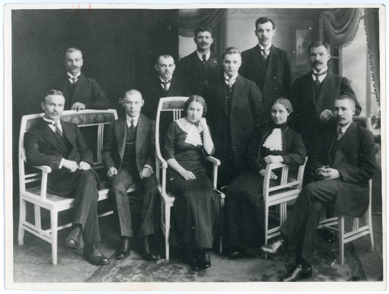 Grupp revolutsiooniliselt liikumisest osavõtnuid u 1912