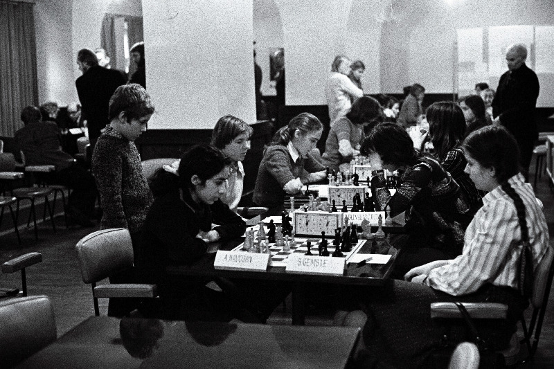 Eesti NSV noorte lahtised malemeistrivõistlused Malemajas.