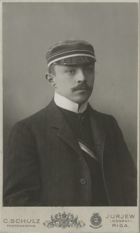 Korporatsioon "Estonia" liige Erwin Armsen, portreefoto