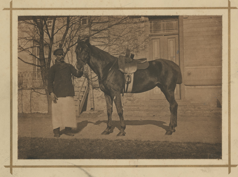 Määratlemata mees ratsahobusega