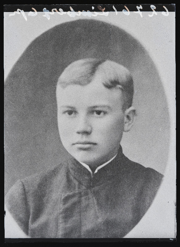 Koolipoisi foto, (07.11.1934 fotokoopia, tellija Limberg).