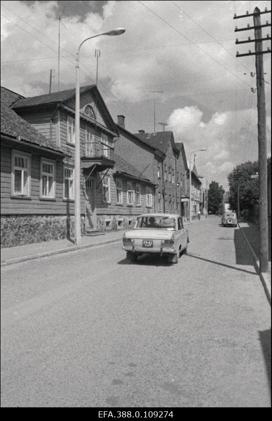 V. Kingissepa tänav Viljandis.