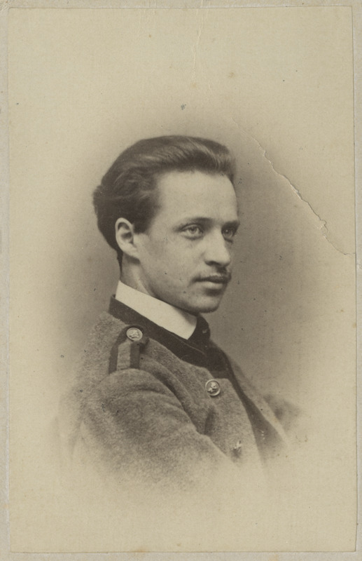 Korporatsiooni "Livonia" liige Alfred Schmidt, portreefoto