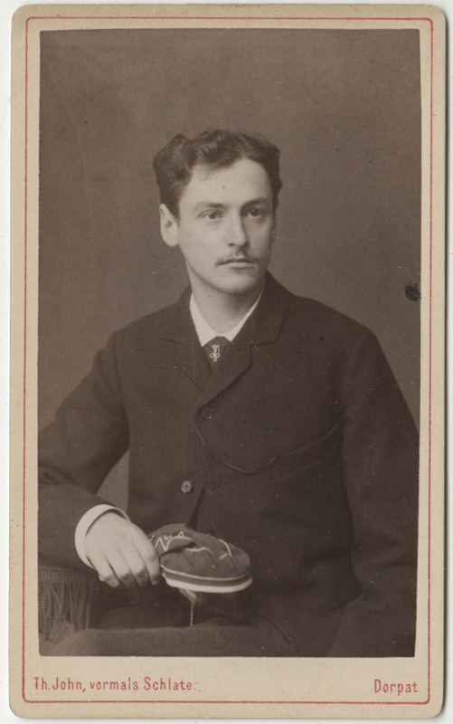 Korporatsioon "Estonia" liige Nikolai von Schulmann, portreefoto