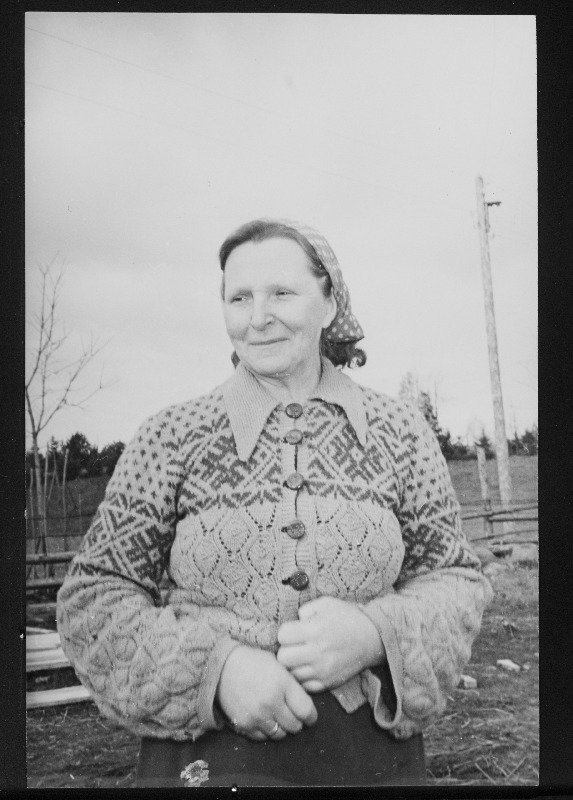 Majaka kolhoosi seakasvataja Magda Leid.