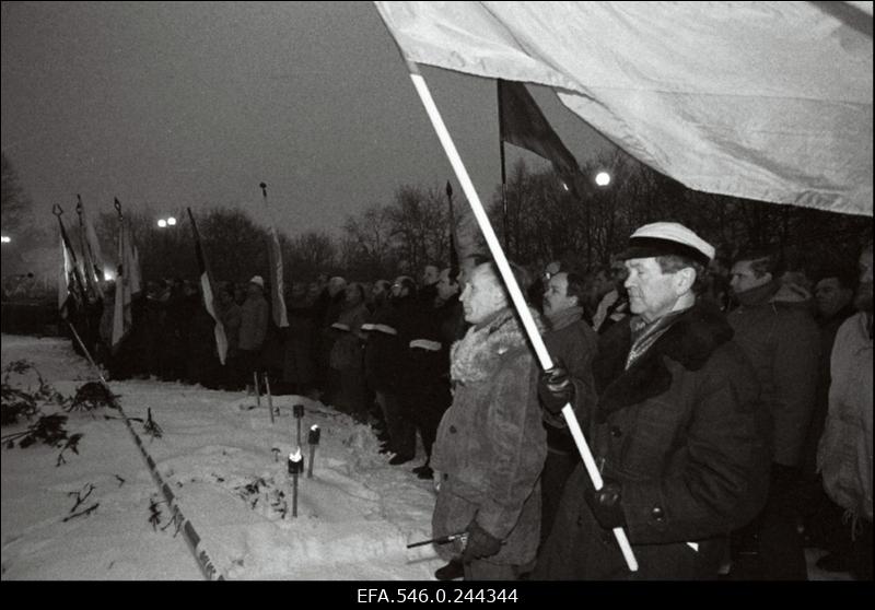 Eesti Vabariigi 75. aastapäeva tähistamine.