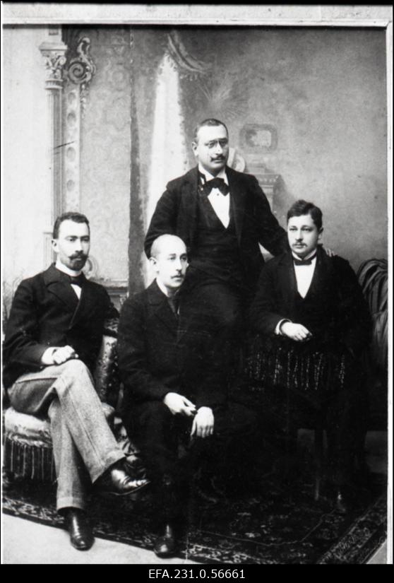 Korporatsiooni „Limuvia“ liikmeid I semestril 1897. aastal.