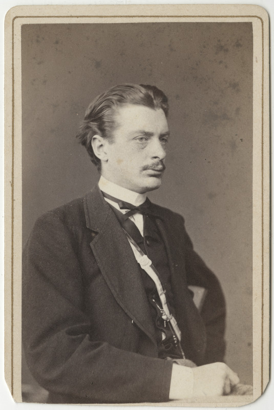 Korporatsioon "Estonia" liige parun Arthur Stackelberg, portreefoto