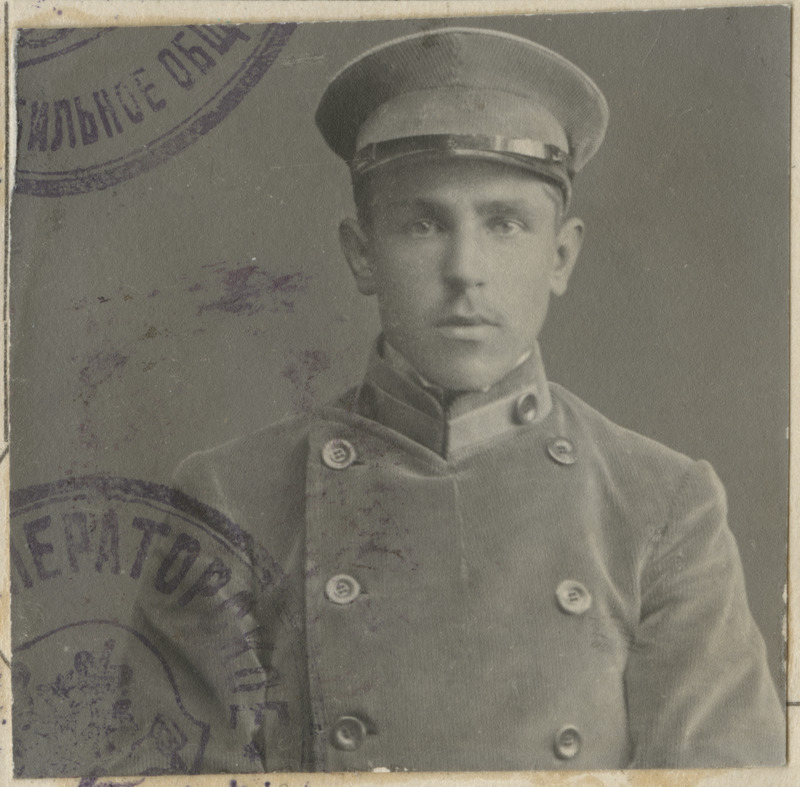 Christian Rotermanni autojuht Johannes Tommingas, portreefoto