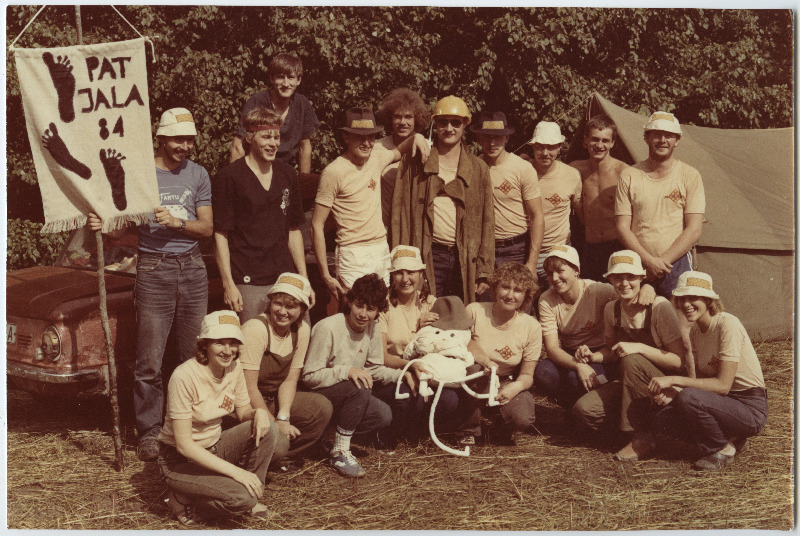 EÜE-84 Tartu regiooni rühmade grupipildid. Patjala rühm