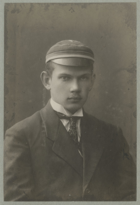 Korporatsioon "Estonia" liige Werner Plath, portreefoto