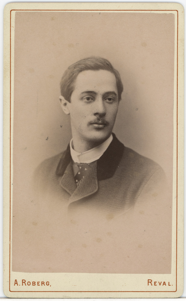 Tori pastor Harald von Riekhoff, portreefoto
