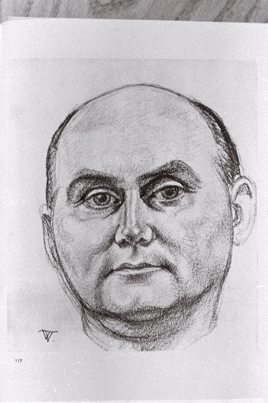 Eduard Viiralt. Luuletaja J.Vares-Barbaruse portree. Joonistus 1940-1941.