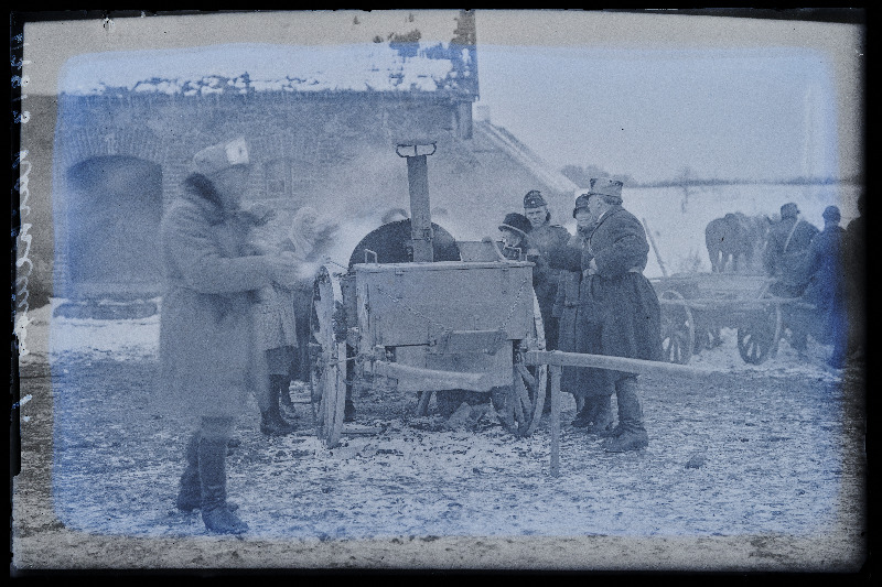 Väliköök Kaitseliidu Sakala maleva manöövrite ajal, (fotonegatiiv ilmutatud 04.11.1926).