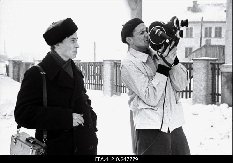 NSV Liidu suusatamise meistrivõistluste ajal Otepääl.