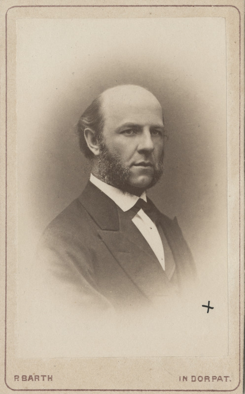 Tartu Ülikooli teoloogiaprofessor Moritz von Engelhardt, portreefoto