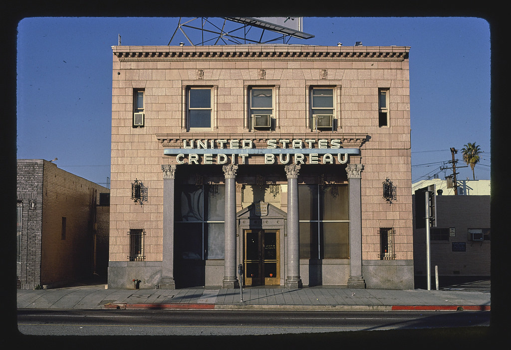 United States Credit Bureau, Vermont Avenue, Los Angeles, California (LOC)