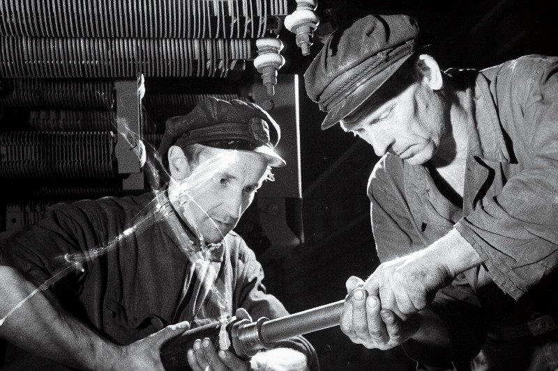 Pääsküla elektrirongidepoo lukksepp, kommunistliku töö eesrindlane Ville Mitt.