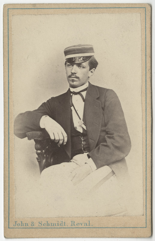 Korporatsiooni "Curonia" liige Wilhelm Bührig, portreefoto