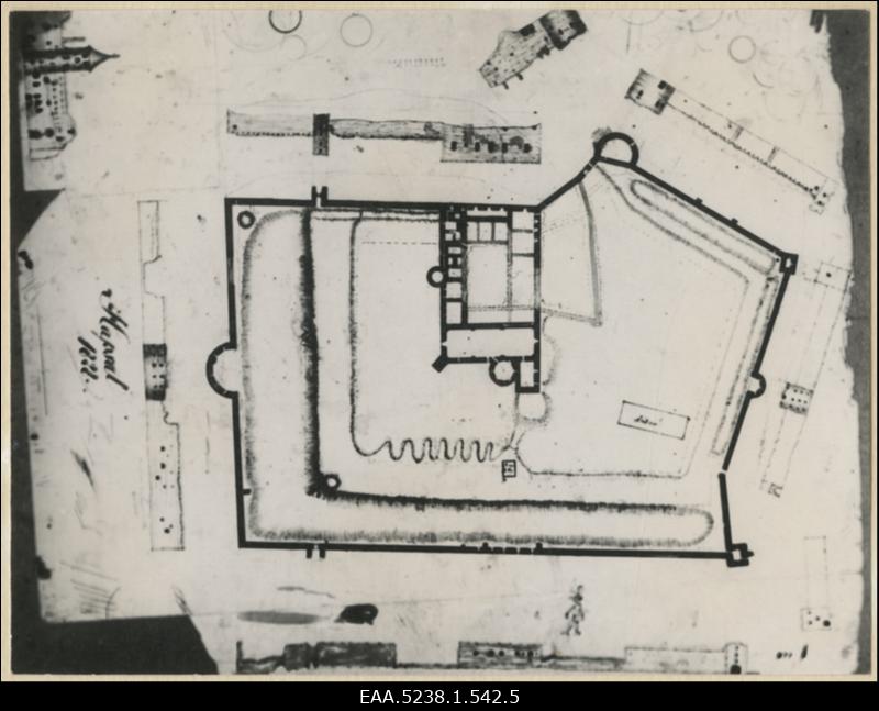 Haapsalu plaan, fotokoopia fragmendist