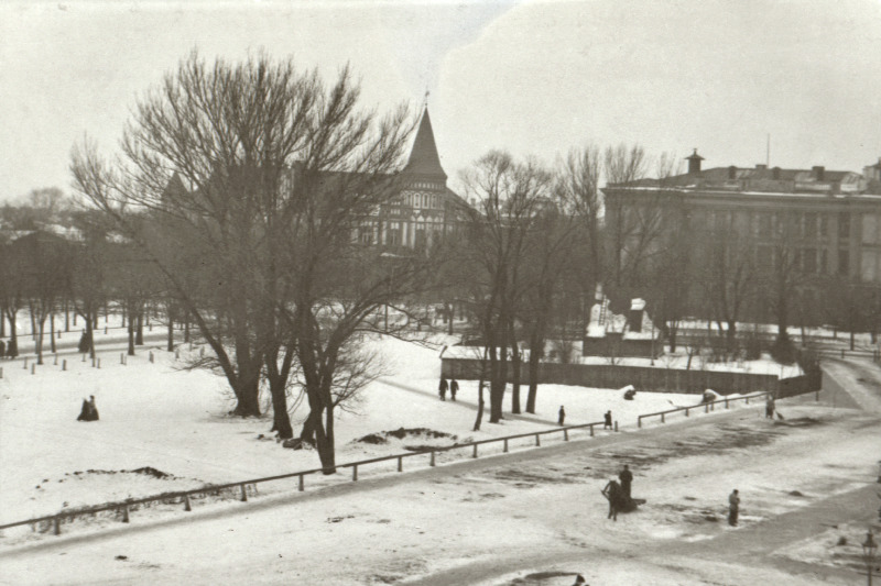 Estonia teatri- ja kontserdihoone ehitusplats 1908.a.