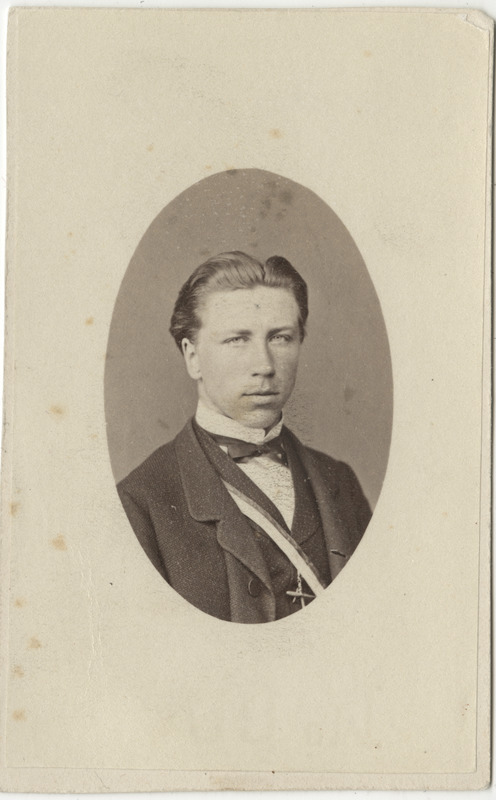 Korporatsioon "Estonia" liige parun Otto Ungern-Sternberg, portreefoto