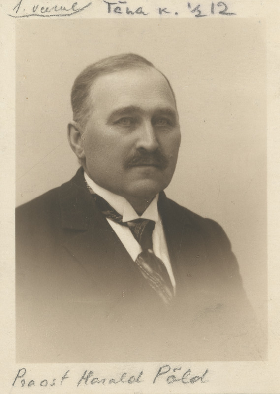 Praost Harald Põld. Portreefoto.
