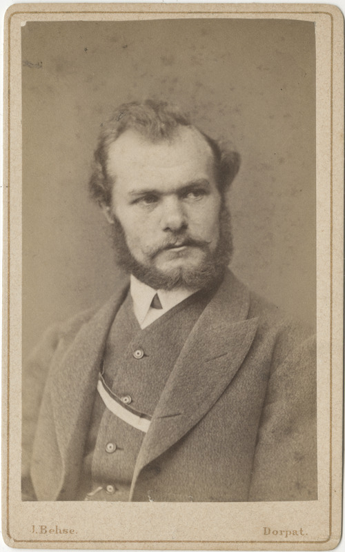 Korporatsioon "Estonia" liige krahv Alexander Cronhjelm (af Hakunge), portreefoto