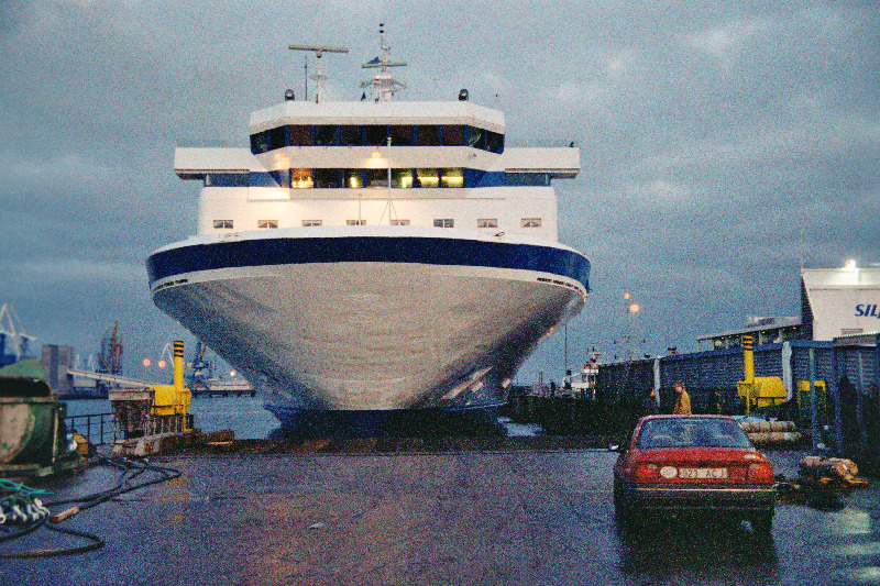 Soome laevafirma Silja Line reisilaev Silja Finnjet Muuga sadamas.