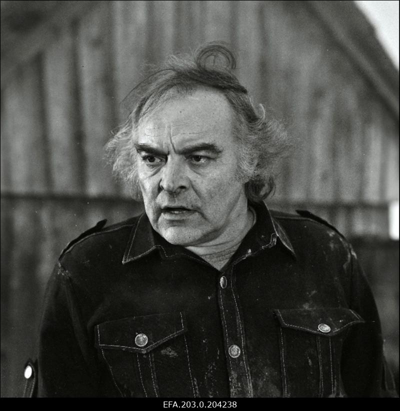 Stseen Tallinnfilmi mängufilmist "Corrida". Osvald Rass - Rein Aren.