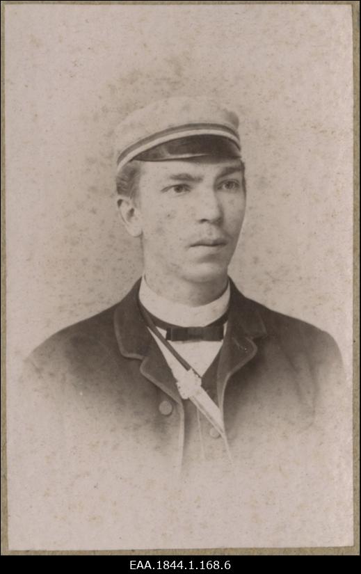 Korporatsiooni "Neobaltia" liige, portreefoto