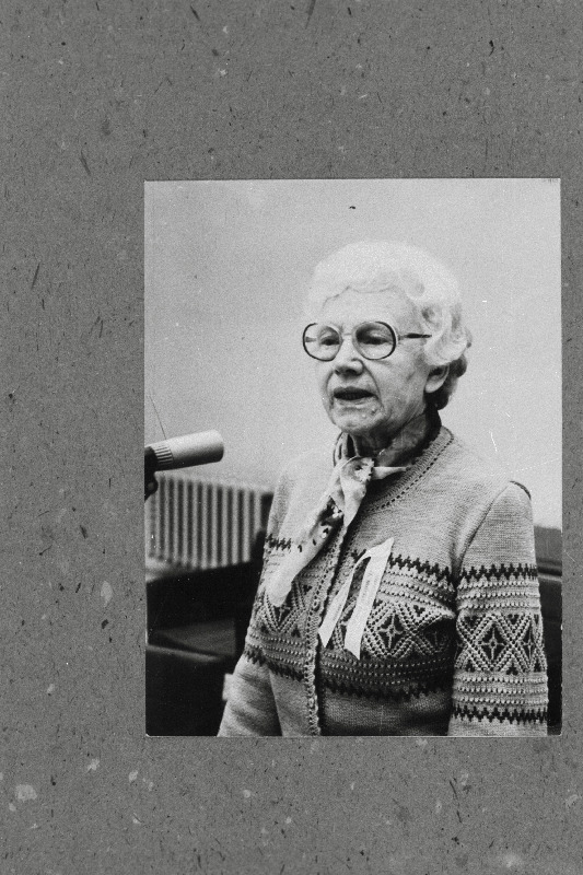 Sõja- ja tööveteranide austamise päeval Jõgeval esineb kõnega revolutsiooniveteran Olga Lauristin.