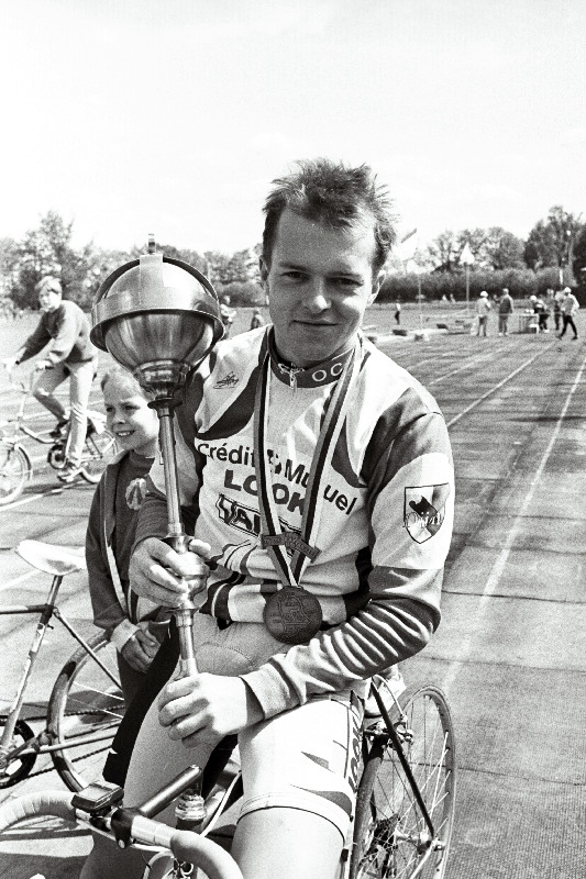 Tartu 10. rattaralli võitja Jaan Kirsipuu.