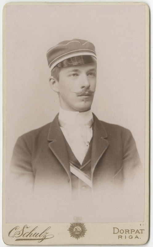 Korporatsioon "Estonia" liige Alexei von Baranoff, portreefoto