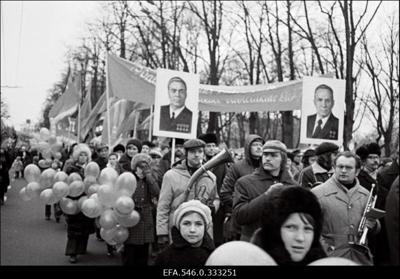 Oktoobri demonstratsioon.