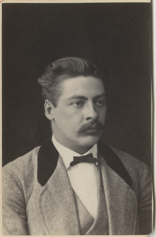 Korporatsiooni "Livonia" liige Alfred von Wilcken, portreefoto