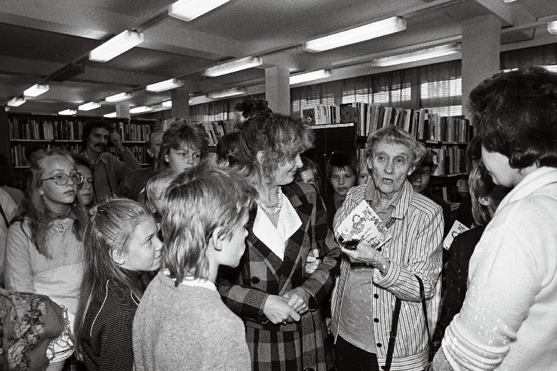 A. Lindgren Eestis, Õismäe raamatukogus.