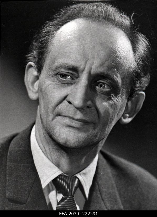 Jüri Järvet, näitleja.