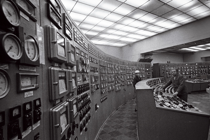 Eesti Elektrijaama energiaploki juhtimispult.