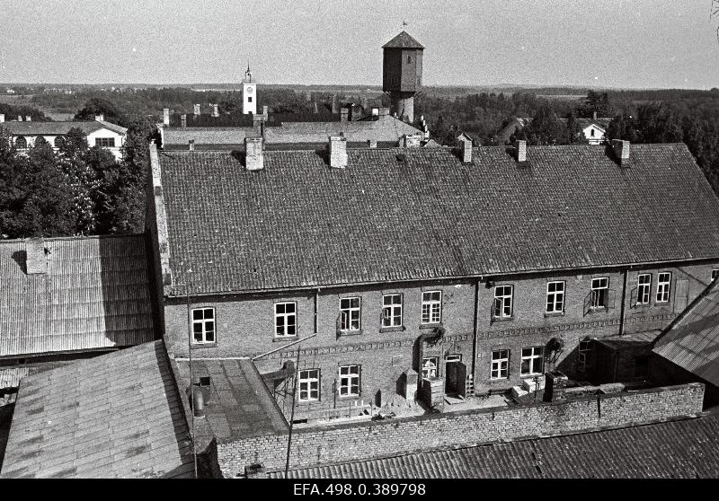 Viljandi linn tuletõrjetornist.