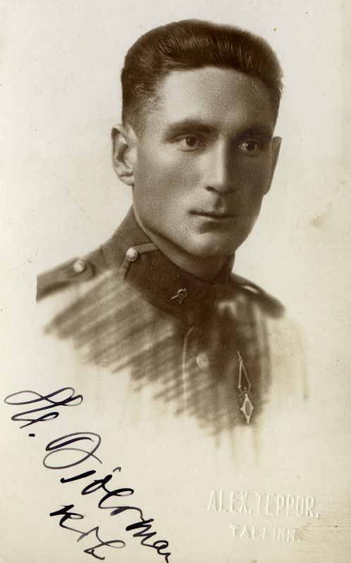 Sõjaväe Ühendatud Õppeasutused. Kadett Mihkel Oskar Oidermann (Oiderma).