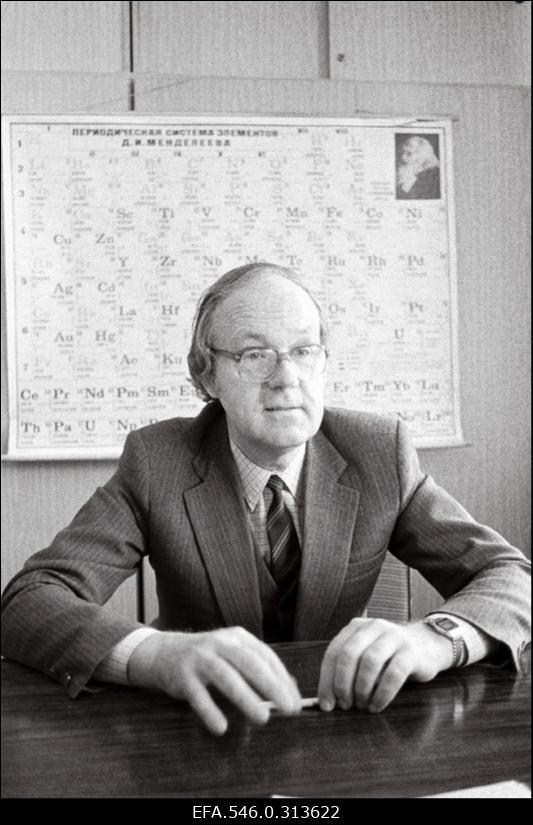 Mihkel Veiderma, keemik, tehnikateaduste doktor, professor.