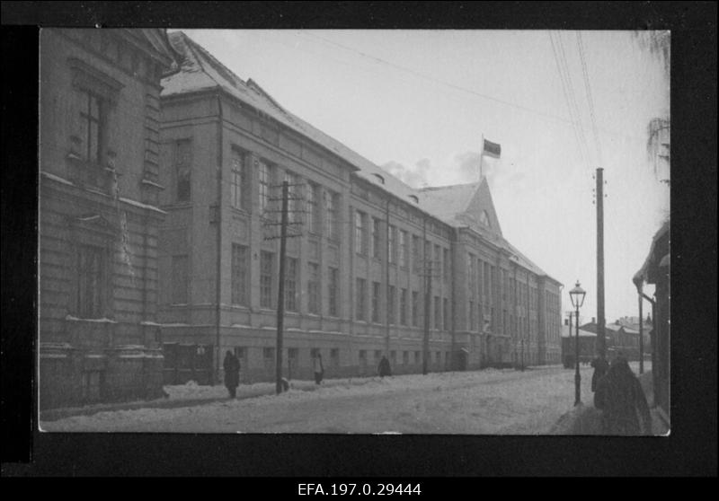 Vabadussõda. Tartu 2.Sõjaväehaigla Aia tänaval.