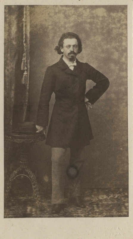 Korporatsiooni "Livonia" liige Albert Eckardt, portreefoto