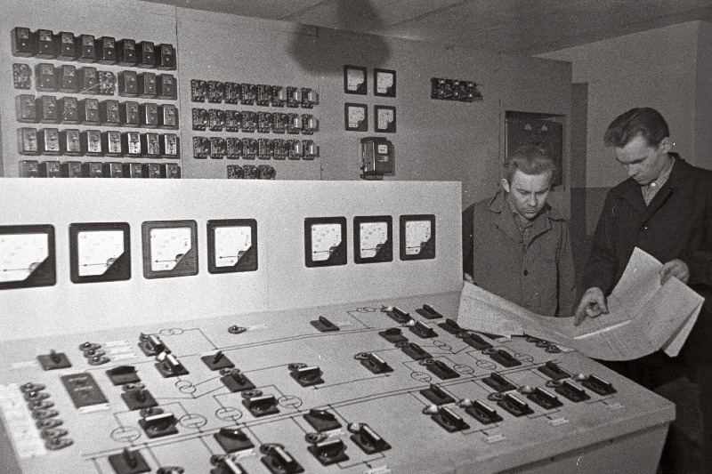 Tallinna Trammide ja Trollibusside Valitsuse trollibusside alajaamas.