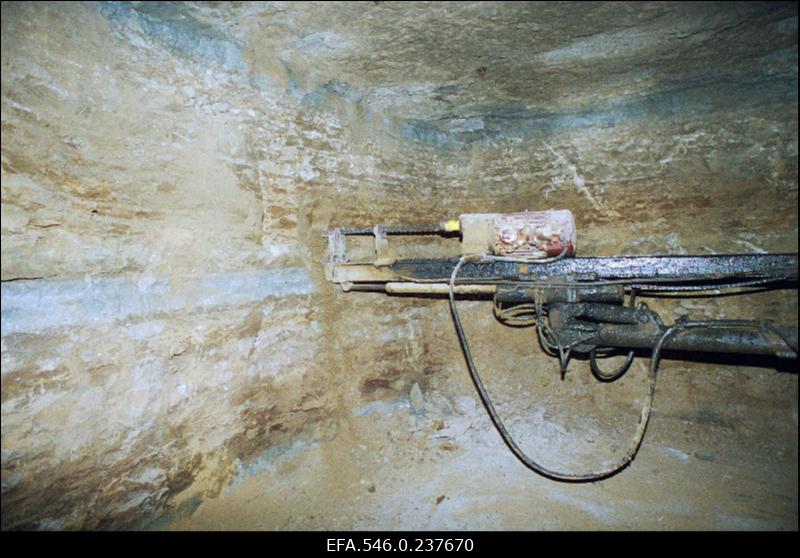 Põlevkivikaevanduses.